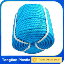 3 strands 20mm twisted pp danline rope for Thailand